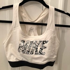 Nike snakeskin design sports bra